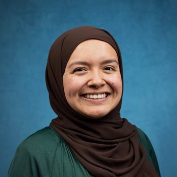 Jennifer Zamudio smiles and poses for a portrait